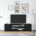 Dulap TV Stejar Negru 188,5x41x50 cm Lemn prelucrat - WALTI WALTI