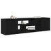 Dulap TV Stejar Negru 188,5x41x50 cm Lemn prelucrat - WALTI WALTI