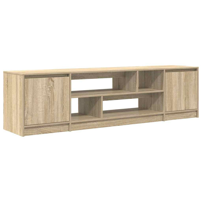Comodă TV, stejar sonoma, 188,5x41x50 cm, lemn compozit - WALTI WALTI