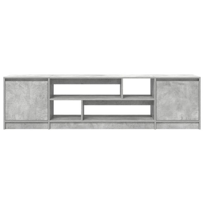 Comodă TV, gri beton, 188,5x41x50 cm, lemn prelucrat - WALTI WALTI