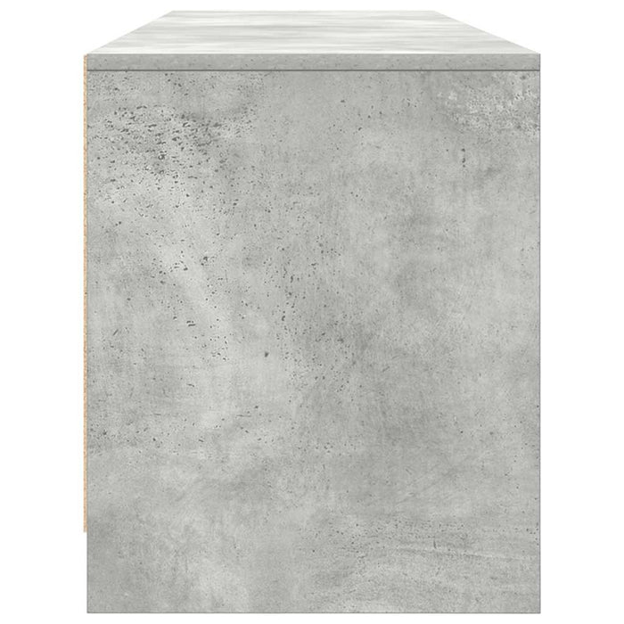 Comodă TV, gri beton, 188,5x41x50 cm, lemn prelucrat - WALTI WALTI