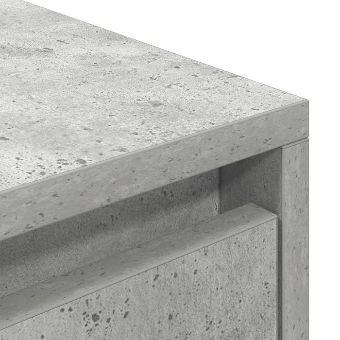 Comodă TV, gri beton, 188,5x41x50 cm, lemn prelucrat - WALTI WALTI