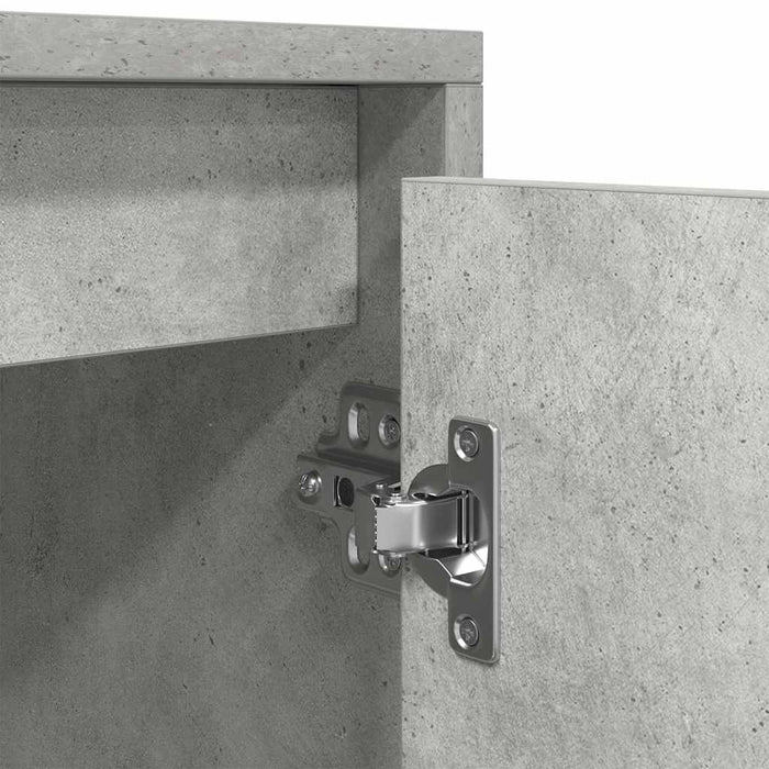 Comodă TV, gri beton, 188,5x41x50 cm, lemn prelucrat - WALTI WALTI