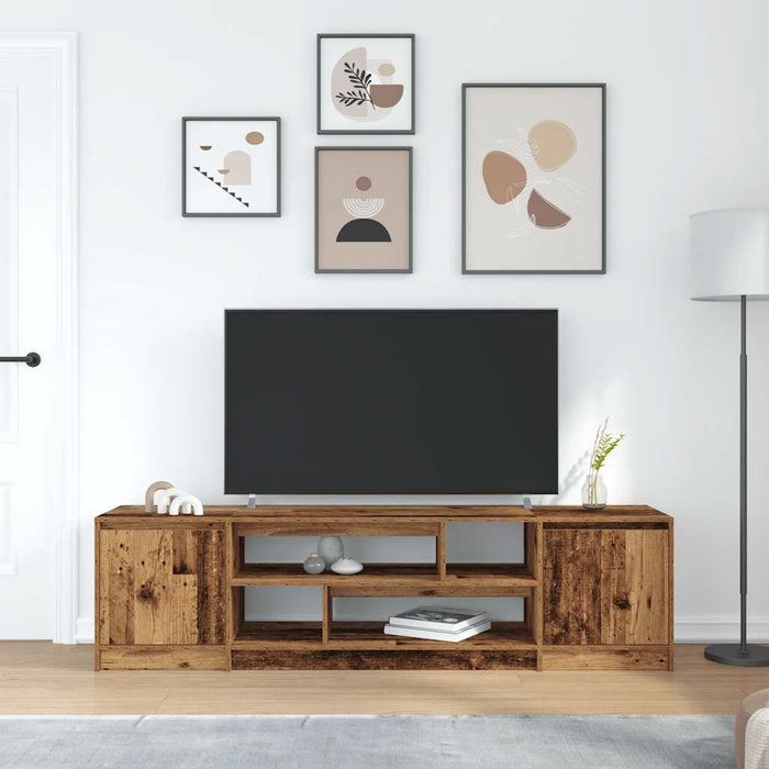 Comodă TV, Lemn vechi, 188,5x41x50 cm, PAL - WALTI WALTI