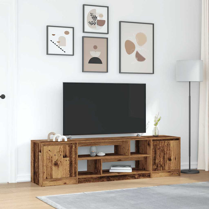 Comodă TV, Lemn vechi, 188,5x41x50 cm, PAL - WALTI WALTI