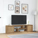 Dulap TV, stejar artizanal, 188,5x41x50 cm, lemn prelucrat - WALTI WALTI