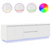 Dulap TV cu lumini LED alb 160,5x41x50 cm - WALTI WALTI