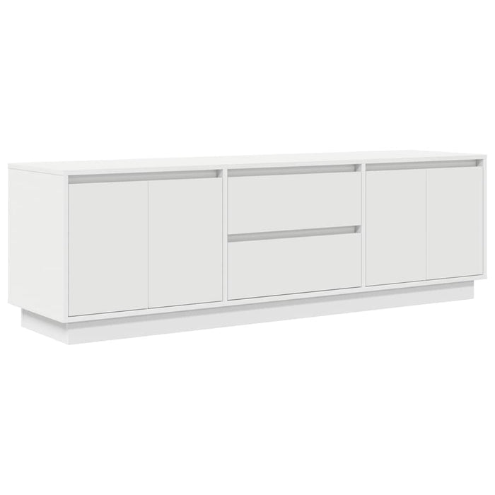 Dulap TV cu lumini LED alb 160,5x41x50 cm - WALTI WALTI