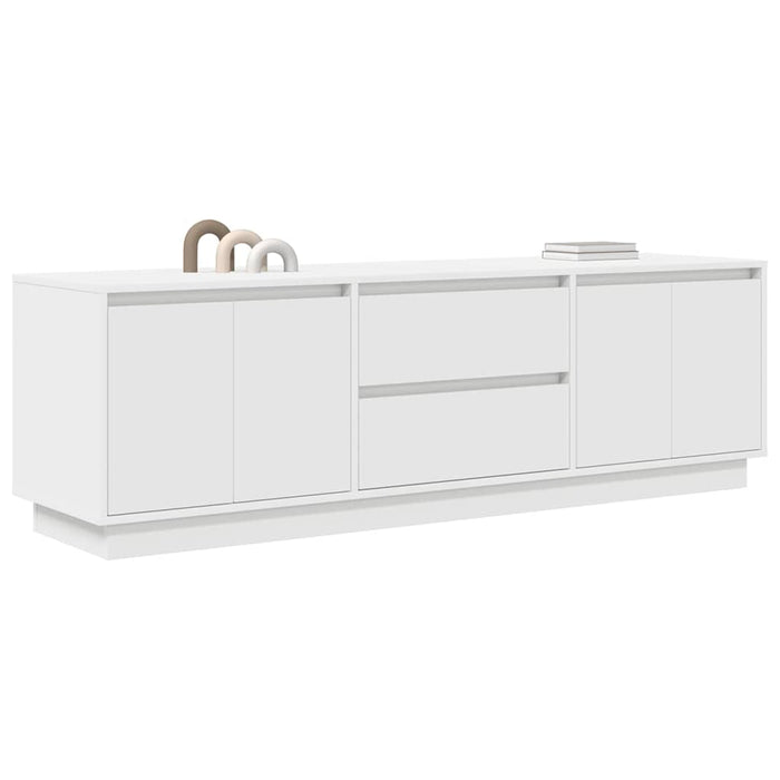 Dulap TV cu lumini LED alb 160,5x41x50 cm - WALTI WALTI