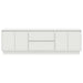 Dulap TV cu lumini LED alb 160,5x41x50 cm - WALTI WALTI