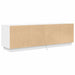 Dulap TV cu lumini LED alb 160,5x41x50 cm - WALTI WALTI