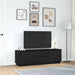 Dulap TV cu lumini LED Stejar negru 160,5x41x50 cm - WALTI WALTI