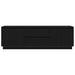Dulap TV cu lumini LED Stejar negru 160,5x41x50 cm - WALTI WALTI