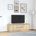 Dulap TV cu lumini LED Stejar Sonoma 160,5x41x50 cm - WALTI WALTI
