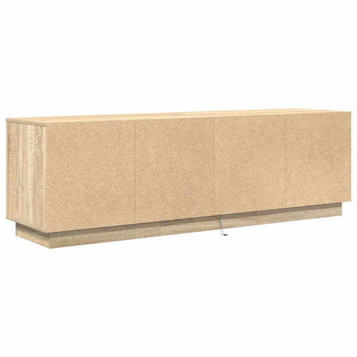 Dulap TV cu lumini LED Stejar Sonoma 160,5x41x50 cm - WALTI WALTI