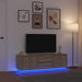 Dulap TV cu lumini LED Stejar Sonoma 160,5x41x50 cm - WALTI WALTI