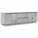 Dulap TV cu lumini LED Gri beton 160,5x41x50 cm - WALTI WALTI