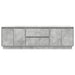 Dulap TV cu lumini LED Gri beton 160,5x41x50 cm - WALTI WALTI