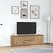 Dulap TV cu lumini LED Artisan Stejar 160,5x41x50 cm - WALTI WALTI