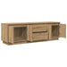 Dulap TV cu lumini LED Artisan Stejar 160,5x41x50 cm - WALTI WALTI