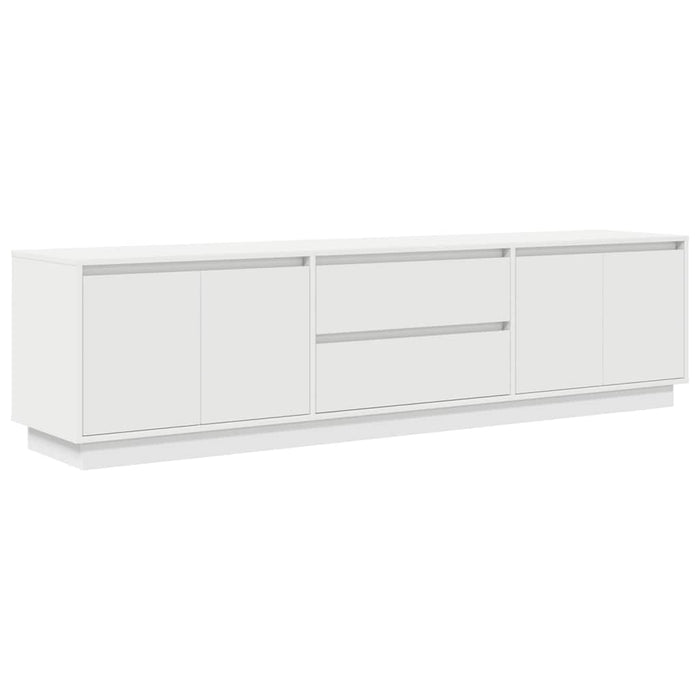 Dulap TV cu lumini LED alb 193,5x41x50 cm - WALTI WALTI