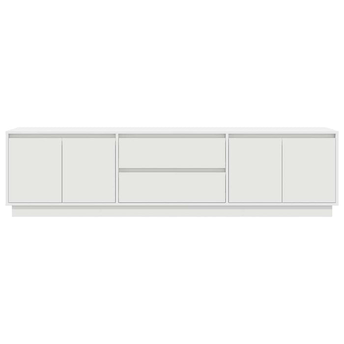 Dulap TV cu lumini LED alb 193,5x41x50 cm - WALTI WALTI