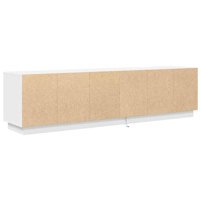 Dulap TV cu lumini LED alb 193,5x41x50 cm - WALTI WALTI