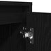 Dulap TV cu lumini LED Stejar negru 193,5x41x50 cm - WALTI WALTI
