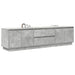 Dulap TV cu lumini LED Gri beton 193,5x41x50 cm - WALTI WALTI