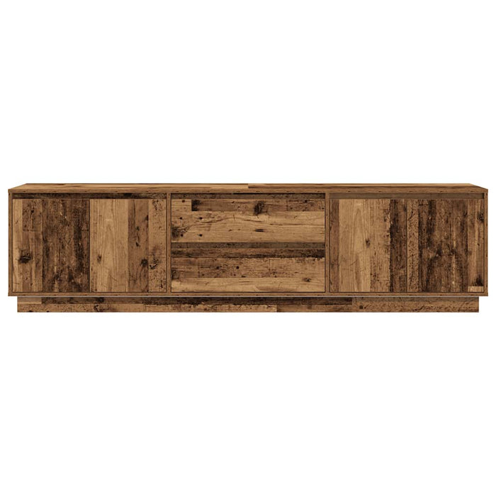 Dulap TV cu lumini LED Lemn vechi 193,5x41x50 cm - WALTI WALTI