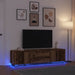 Dulap TV cu lumini LED Lemn vechi 193,5x41x50 cm - WALTI WALTI