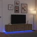 Dulap TV cu lumini LED Artisan Stejar 193,5x41x50 cm - WALTI WALTI