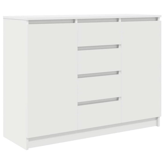 Bufetă cu sertare Alb 100,5x35x76 cm Lemn prelucrat - WALTI WALTI