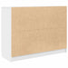 Bufetă cu sertare Alb 100,5x35x76 cm Lemn prelucrat - WALTI WALTI