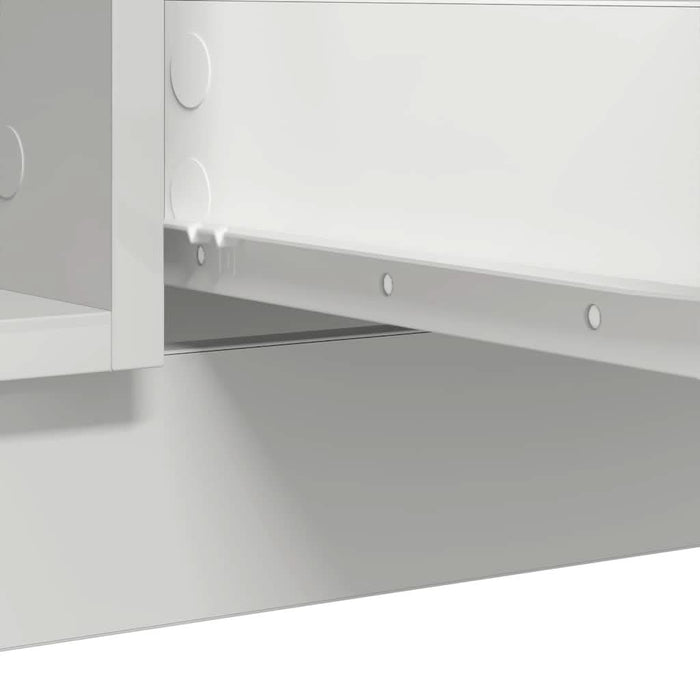 Bufetă cu sertare Alb 100,5x35x76 cm Lemn prelucrat - WALTI WALTI
