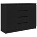 Bufetă cu sertare Stejar negru 100,5x35x76 cm Lemn prelucrat - WALTI WALTI