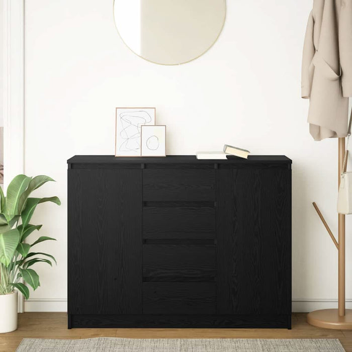 Bufetă cu sertare Stejar negru 100,5x35x76 cm Lemn prelucrat - WALTI WALTI