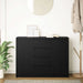 Bufetă cu sertare Stejar negru 100,5x35x76 cm Lemn prelucrat - WALTI WALTI