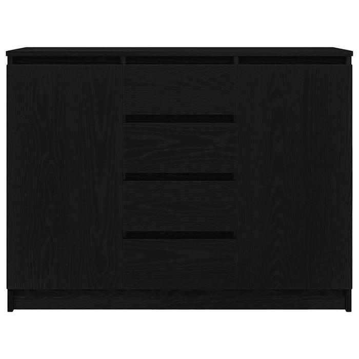 Bufetă cu sertare Stejar negru 100,5x35x76 cm Lemn prelucrat - WALTI WALTI