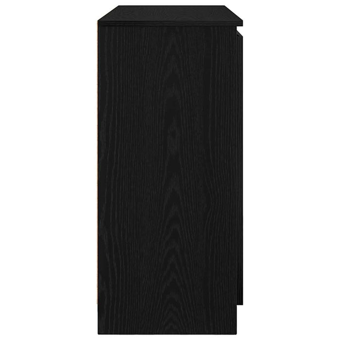 Bufetă cu sertare Stejar negru 100,5x35x76 cm Lemn prelucrat - WALTI WALTI