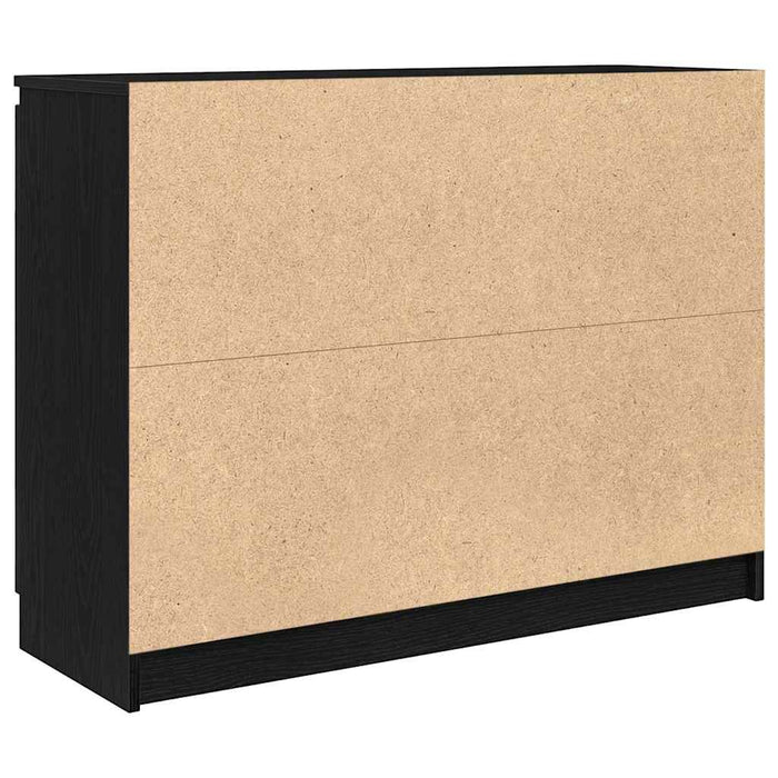 Bufetă cu sertare Stejar negru 100,5x35x76 cm Lemn prelucrat - WALTI WALTI