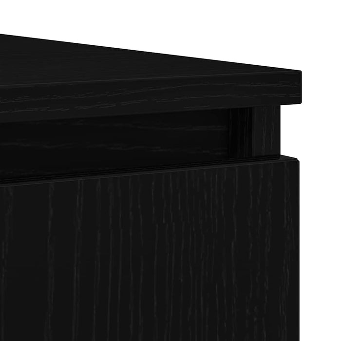 Bufetă cu sertare Stejar negru 100,5x35x76 cm Lemn prelucrat - WALTI WALTI