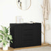 Bufetă cu sertare Stejar negru 100,5x35x76 cm Lemn prelucrat - WALTI WALTI