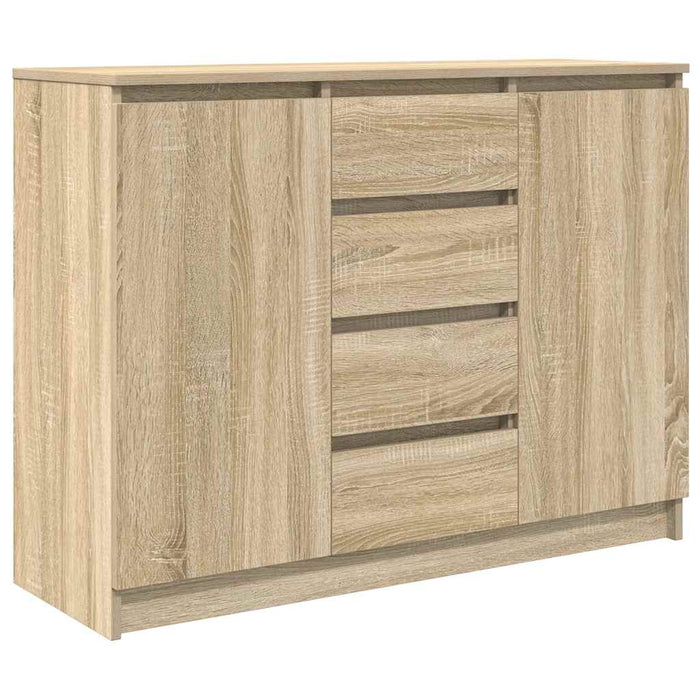 Bufetă cu sertare Stejar Sonoma 100,5x35x76 cm Lemn prelucrat - WALTI WALTI
