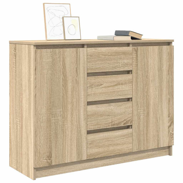 Bufetă cu sertare Stejar Sonoma 100,5x35x76 cm Lemn prelucrat - WALTI WALTI