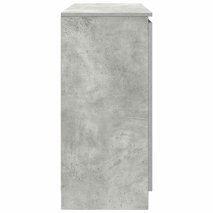 Bufetă cu sertare Gri beton 100,5x35x76 cm Lemn prelucrat - WALTI WALTI