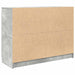 Bufetă cu sertare Gri beton 100,5x35x76 cm Lemn prelucrat - WALTI WALTI