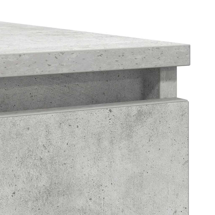 Bufetă cu sertare Gri beton 100,5x35x76 cm Lemn prelucrat - WALTI WALTI