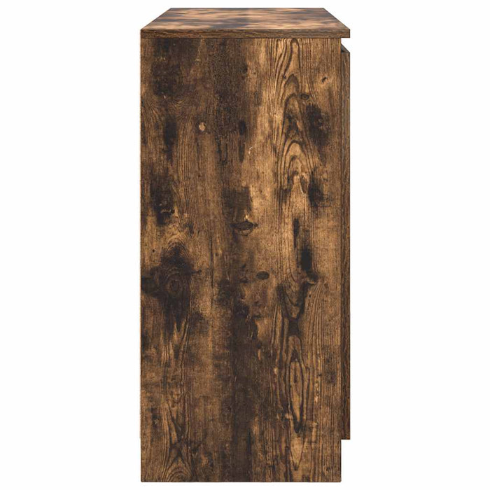 Bufetă cu sertare Stejar afumat 100,5x35x76 cm Lemn prelucrat - WALTI WALTI