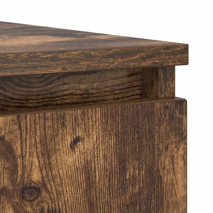 Bufetă cu sertare Stejar afumat 100,5x35x76 cm Lemn prelucrat - WALTI WALTI
